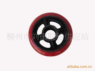 【專業(yè)銷售 6寸聚氨酯壓力萬向輪 結實耐用 大量批發(fā) 量大更優(yōu)】價格,廠家,圖片,腳輪、萬向輪,柳州市劉田膠輪供應站-